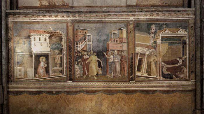 GIOTTO di Bondone Legend of St Francis: Scenes Nos